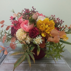 Őszies asztaldísz - otthon & életmód - dekoráció - asztal és polc dekoráció - asztaldísz - Meska.hu