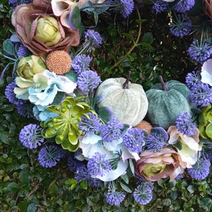 Őszi ajtódísz, kopogtató - otthon & életmód - dekoráció - ajtó- és ablak dekoráció - ajtódísz & kopogtató - Meska.hu