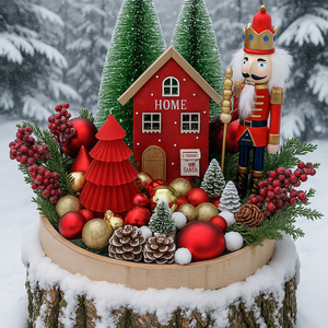 Karácsonyi asztaldísz - Meska.hu