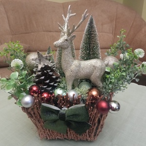 Karácsonyi asztaldísz - karácsony - karácsonyi lakásdekoráció - ünnepi asztaldekoráció - Meska.hu