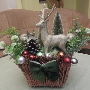 Karácsonyi asztaldísz - karácsony - karácsonyi lakásdekoráció - ünnepi asztaldekoráció - Meska.hu