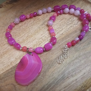 FÉLDRÁGAKŐ/ÁSVÁNY/ - gyöngysor, nyakék - ékszer - ékszerszett - Meska.hu