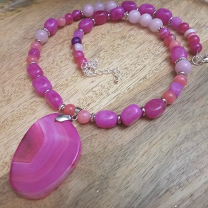 FÉLDRÁGAKŐ/ÁSVÁNY/ - gyöngysor, nyakék - ékszer - ékszerszett - Meska.hu