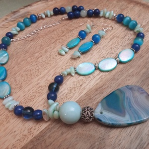 FÉLDRÁGAKŐ/ÁSVÁNY/ - szett - ékszer - ékszerszett - Meska.hu