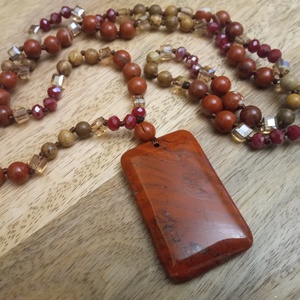 FÉLDRÁGAKŐ/ÁSVÁNY/ - gyöngysor, nyakék - ékszer - ékszerszett - Meska.hu