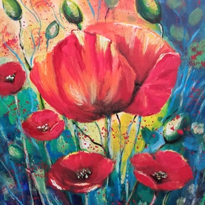 PIPACSOK- modern festmény - Meska.hu