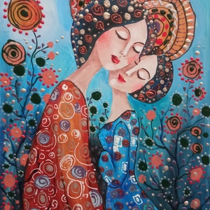 ÖRÖK KÖTELÉK- ABSZTRAKT festmény, Művészet, Festmény, Olajfestmény, Festészet, MESKA