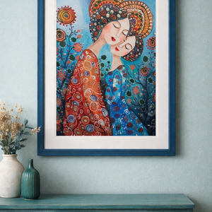 ÖRÖK KÖTELÉK- ABSZTRAKT festmény - művészet - festmény - olajfestmény - Meska.hu