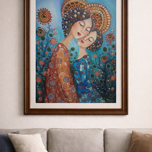 ÖRÖK KÖTELÉK- ABSZTRAKT festmény - művészet - festmény - olajfestmény - Meska.hu