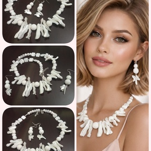 FÉLDRÁGAKŐ/ÁSVÁNY/ -SZETT, Ékszer, Nyaklánc, Medálos nyaklánc, Ékszerkészítés, MESKA