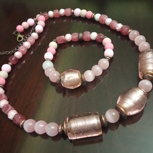 FÉLDRÁGAKŐ/ÁSVÁNY/ - SZETT - ékszer - ékszerszett - Meska.hu