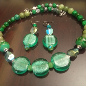 FÉLDRÁGAKŐ/ÁSVÁNY/-SZETT - ékszer - ékszerszett - Meska.hu