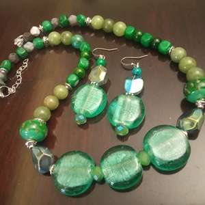 FÉLDRÁGAKŐ/ÁSVÁNY/-SZETT - ékszer - ékszerszett - Meska.hu