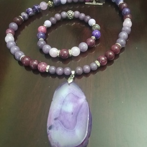 FÉLDRÁGAKŐ/ÁSVÁNY/ - SZETT - ékszer - ékszerszett - Meska.hu