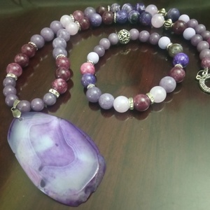 FÉLDRÁGAKŐ/ÁSVÁNY/ - SZETT - ékszer - ékszerszett - Meska.hu