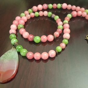 FÉLDRÁGAKŐ/ÁSVÁNY/ - SZETT - ékszer - ékszerszett - Meska.hu