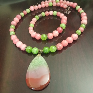 FÉLDRÁGAKŐ/ÁSVÁNY/ - SZETT - ékszer - ékszerszett - Meska.hu