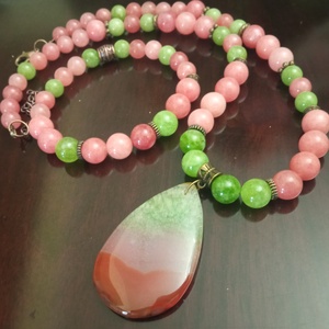 FÉLDRÁGAKŐ/ÁSVÁNY/ - SZETT - ékszer - ékszerszett - Meska.hu