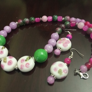 FÉLDRÁGAKŐ/ÁSVÁNY/ - SZETT - ékszer - ékszerszett - Meska.hu