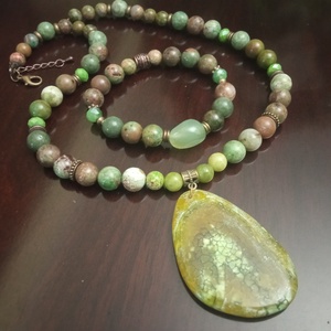 FÉLDRÁGAKŐ/ÁSVÁNY/ - szett - ékszer - ékszerszett - Meska.hu