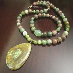 FÉLDRÁGAKŐ/ÁSVÁNY/ - szett - ékszer - ékszerszett - Meska.hu