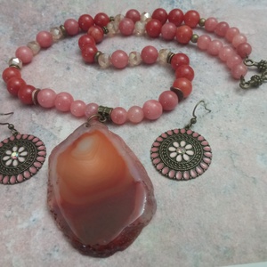 FÉLDRÁGAKŐ/ÁSVÁNY/ - SZETT - ékszer - ékszerszett - Meska.hu