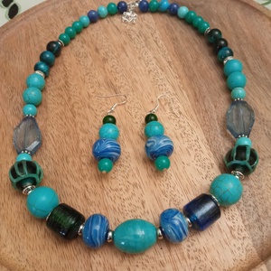 FÉLDRÁGAKŐ/ÁSVÁNY/ - SZETT - ékszer - ékszerszett - Meska.hu