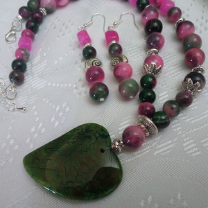 FÉLDRÁGAKŐ/ÁSVÁNY/ - SZETT - ékszer - ékszerszett - Meska.hu