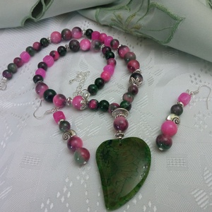 FÉLDRÁGAKŐ/ÁSVÁNY/ - SZETT - ékszer - ékszerszett - Meska.hu