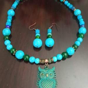 FÉLDRÁGAKŐ/ÁSVÁNY/ - SZETT - ékszer - ékszerszett - Meska.hu