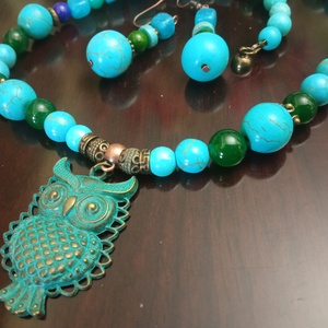 FÉLDRÁGAKŐ/ÁSVÁNY/ - SZETT - ékszer - ékszerszett - Meska.hu