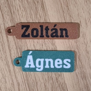 Egyedi neves kulcstartó, személyre szabható színekkel!, Táska & Tok, Kulcstartó & Táskadísz, Kulcstartó, Mindenmás, MESKA