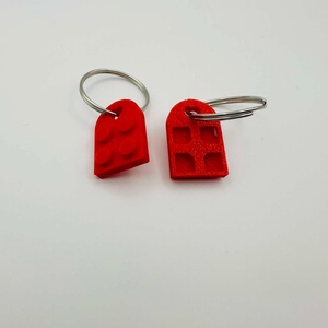 Valentin napi LEGO szív kulcstartó - táska & tok - kulcstartó & táskadísz - kulcstartó - Meska.hu