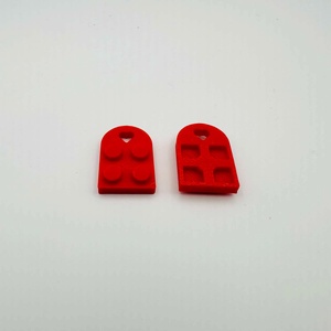 Valentin napi LEGO szív kulcstartó - táska & tok - kulcstartó & táskadísz - kulcstartó - Meska.hu