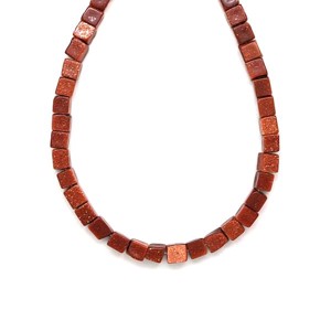 Goldstone kocka 4mm, Kellékek & szerszámok, Ásvány alapanyag, Ásványfüzér, , MESKA