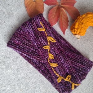 Gyapjú fejpánt  - ruha & divat - sál, sapka, kendő - fejpánt - Meska.hu