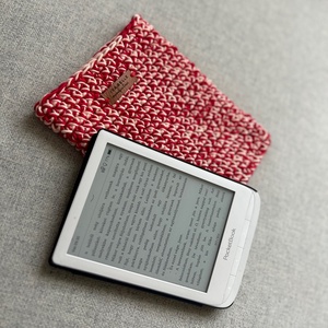 Horgolt e-book tok - Pipacsmező - táska & tok - ebook & tablet tok - Meska.hu