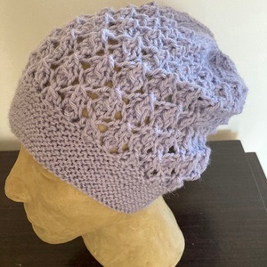 Áttört mintás női sapka - Meska.hu