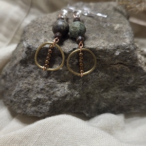 'BOLYONGÓ' - ékszer - fülbevaló - lógó fülbevaló - Meska.hu