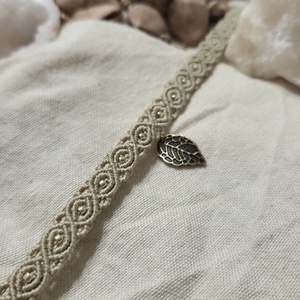 LEVELECSKE choker nyaklánc , Ékszer, Nyaklánc, Medálos nyaklánc, Csomózás, Ékszerkészítés, MESKA