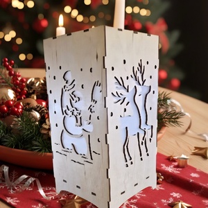 Karácsonyi lámpás - karácsony - karácsonyi lakásdekoráció - karácsonyi fénydekoráció - Meska.hu