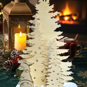 Manóval varázsolt tél., Karácsony, Karácsonyi lakásdekoráció, Karácsonyi lakásdíszek, Famegmunkálás, MESKA