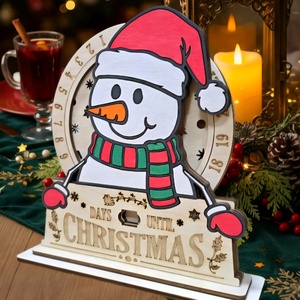 Hóember,Adventi naptár  - karácsony - adventi díszek - adventi naptár - Meska.hu