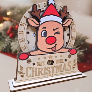 Szarvas,Adventi naptár  - karácsony - adventi díszek - adventi naptár - Meska.hu