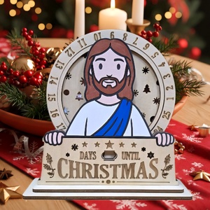 Jézus, Adventi naptár , Karácsony, Adventi díszek, Adventi naptár, Famegmunkálás, MESKA