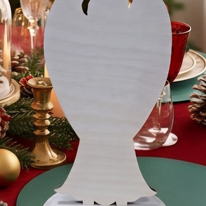 Részletgazdag, Két rétegű Angyalka Dísz.  Egyedi felirattal. - karácsony - karácsonyi lakásdekoráció - karácsonyi lakásdíszek - Meska.hu