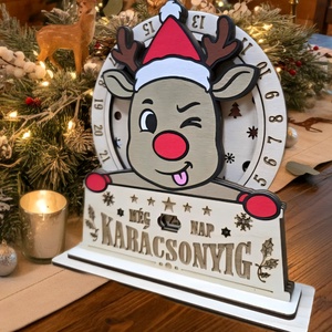 Szarvas,Adventi naptár  - karácsony - adventi díszek - adventi naptár - Meska.hu