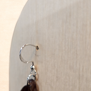 Tulipános diófa fülbevaló - ékszer - fülbevaló - lógó csepp fülbevaló - Meska.hu