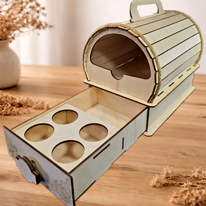 Hordó ajándékdoboz - otthon & életmód - dekoráció - asztal és polc dekoráció - díszdoboz - Meska.hu