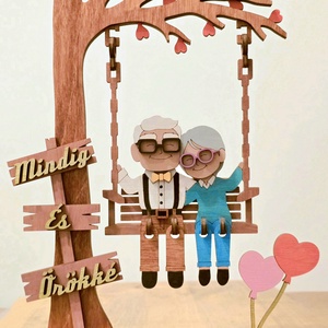 Mindig és Örökké � Egyedi, fa szerelmes pár dekoráció - Meska.hu